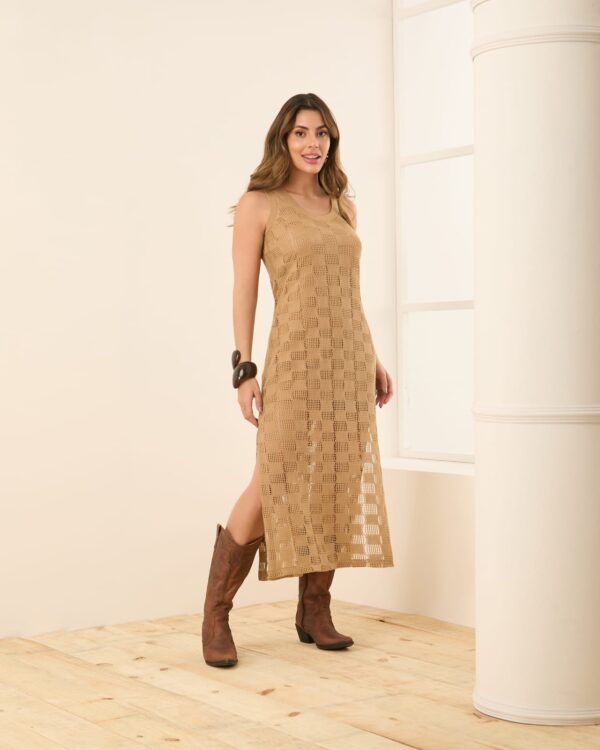 VESTIDO VESTIDO EM TELA